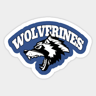 Wolverines Mascot Sticker